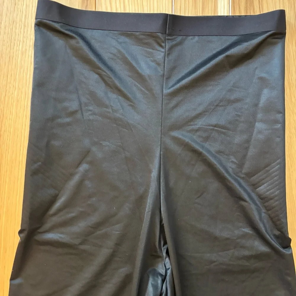Spanx High Waisted Black Mid Thigh Shapewear Shorts